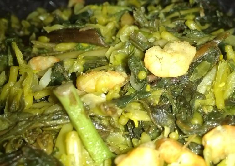 resep Tumis Pakis Bunga Pepaya (tidak pahit)