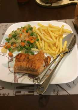 Salmon steak