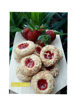 Strawberry Thumbprint Cookies