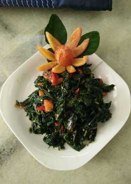 Oseng Daun Pepaya & Daun Singkong