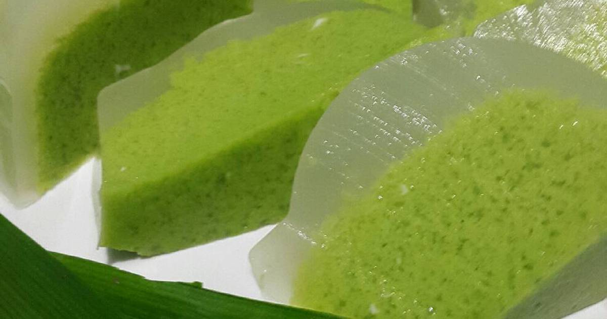 7 resep  puding  lumut  aroma daun pandan enak dan  sederhana 