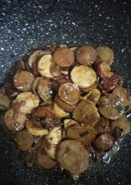 Bakso,Sosis,putih Telur Saus Tiram