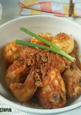 Ayam dan Telur Masak Habang #pr_recookmasakanpedas