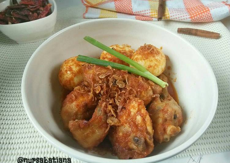 gambar untuk cara membuat Ayam dan Telur Masak Habang #pr_recookmasakanpedas