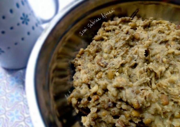 cara membuat Kacang Hijau untuk isi pia/bakpia basah/ onde2/ roti/ kue ku