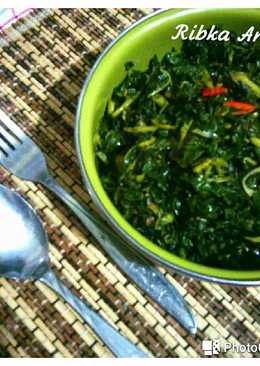 Tumis kering daun pepaya vs daun singkong No MSG