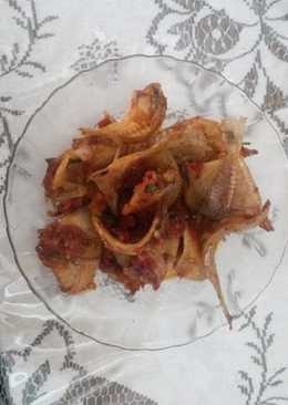 Kriuk Ikan Asin Balado Pedas Manis