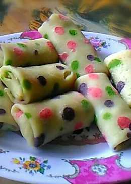Dadar gulung polka