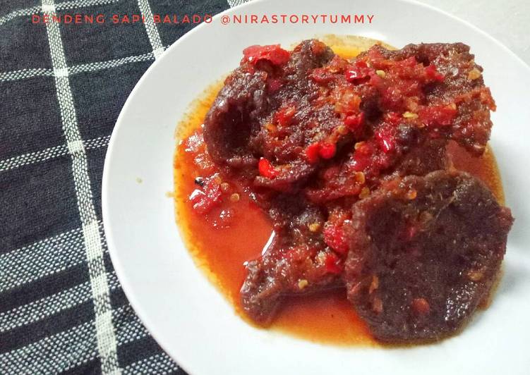 resep masakan Dendeng sapi balado #kitaberbagi