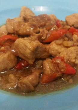 Ayam saos tiram pedas manis ala mirza