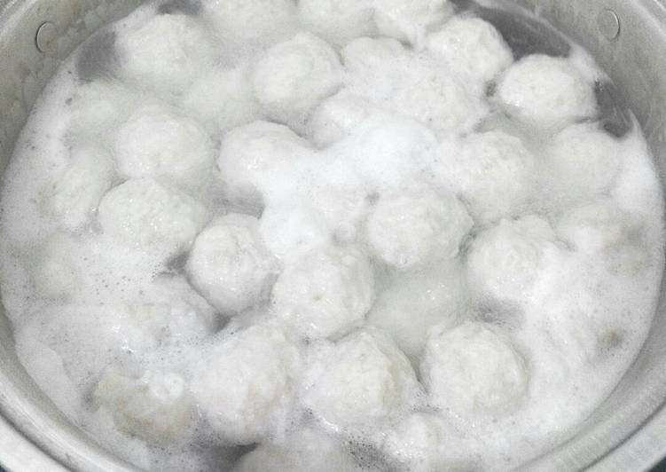 resep lengkap untuk Bakso Ikan Kerapu