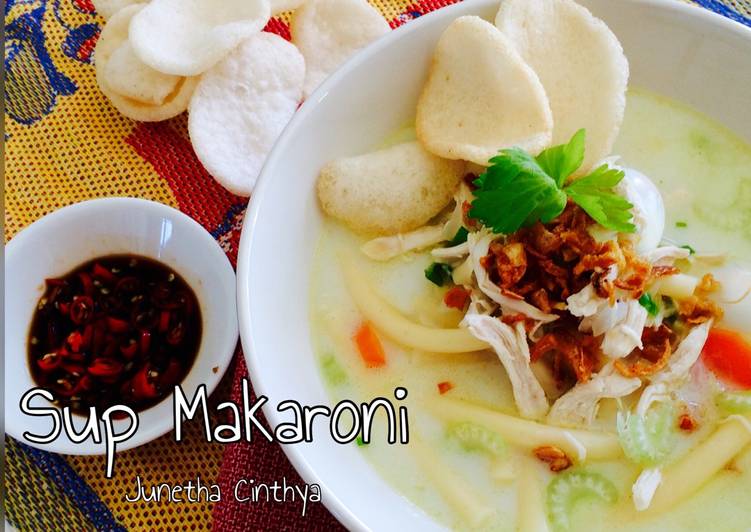 Resep Sup Makaroni - Junetha Cinthya