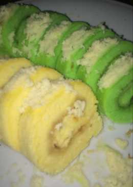 Bolu gulung sederhana lembut