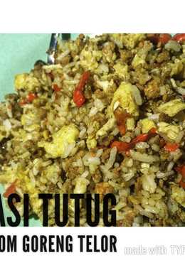 Nasi Tutug Oncom Goreng Telur