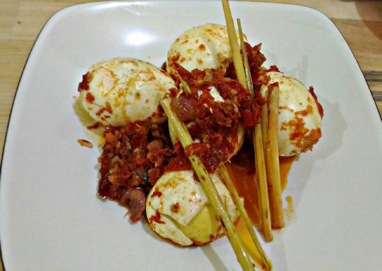 resep Balado sereh telur