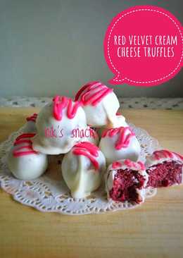 Red velvet cream cheese truffles #ketopad