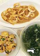 Cumi Telur Asin dan Sayur Sawi