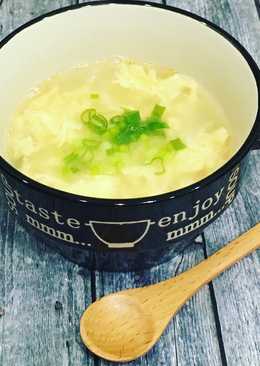 Egg drop soup keto ala korea