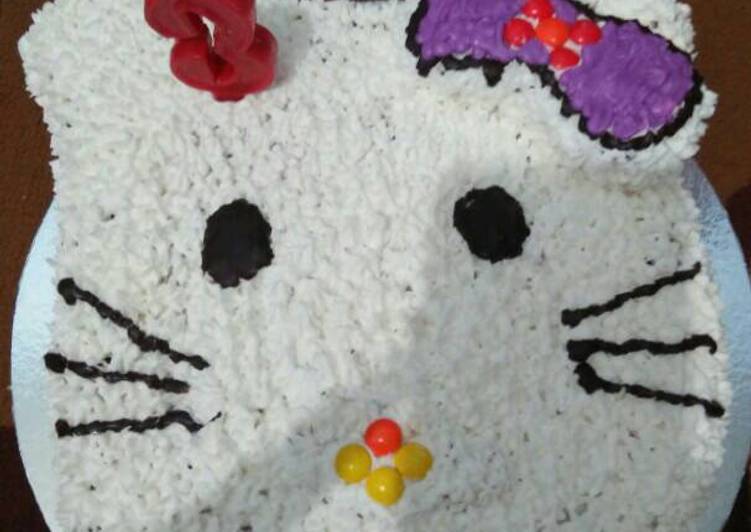 gambar untuk resep Cake Tart Hello Kitty