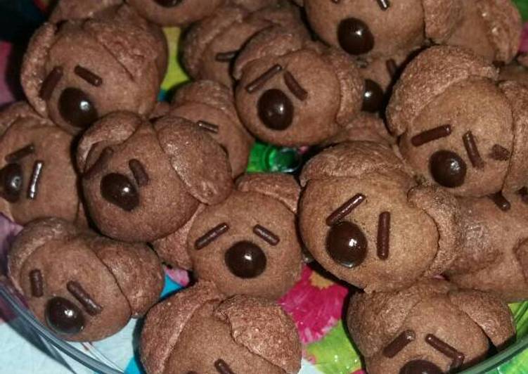 gambar untuk cara membuat Milo doggie cookies