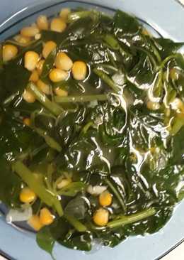 Sayur bayam anak