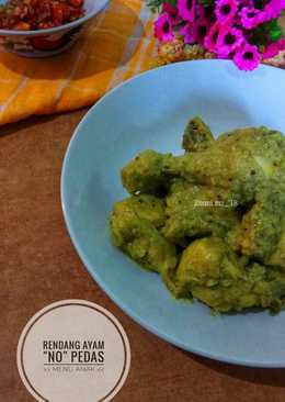 Rendang Ayam "no" Pedas #PR_RecookRancakBana