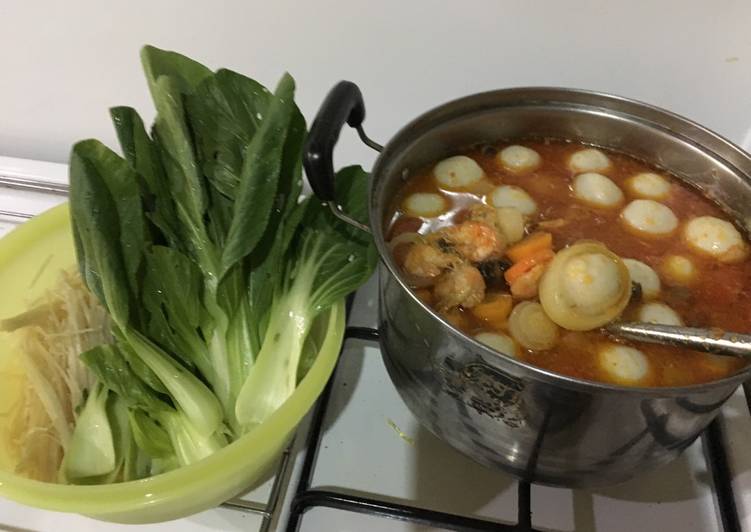 gambar untuk resep Tomyam seafood