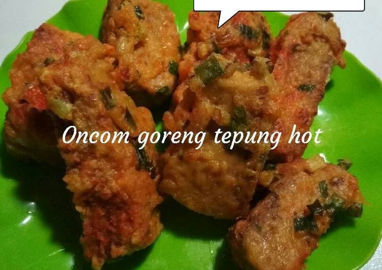 gambar untuk resep Oncom goreng tepung hot