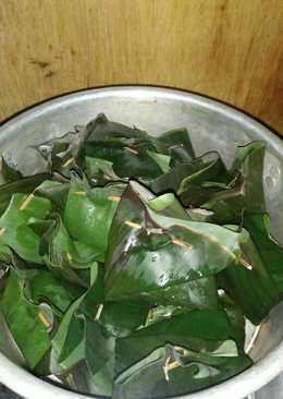 Pepes botok jamur teri