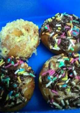 Donat simple percobaan (tanpa telur)