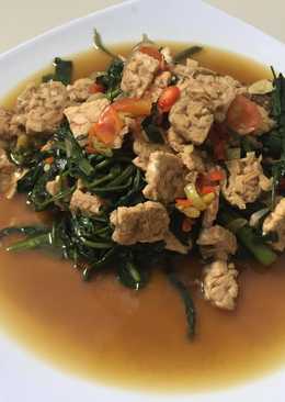 Tumis kangkung tempe 7menit