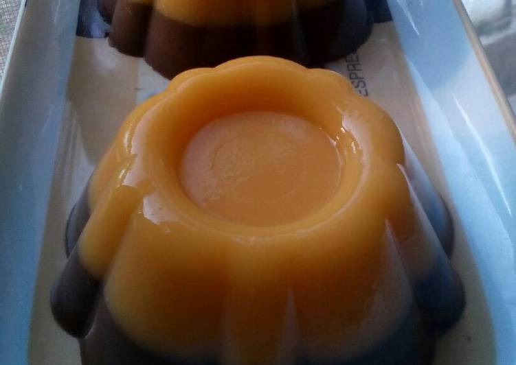 gambar untuk cara membuat Oreo Butternut Squash Pudding (puding waluh oreo)