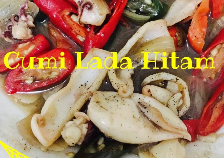 Resep Cumi Lada Hitam