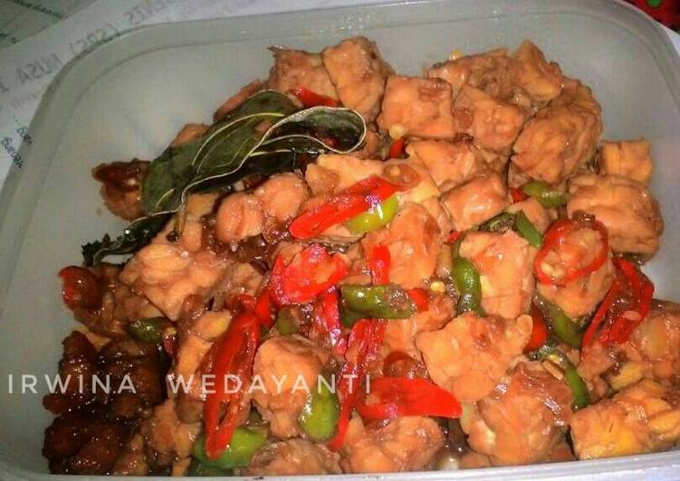 gambar untuk resep makanan Oreg Tempe ala Warteg