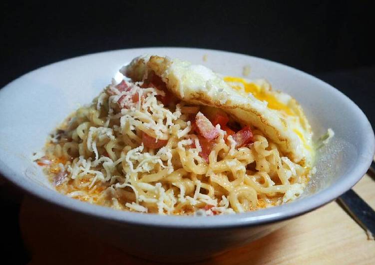 Resep Mie Susu Kari Tabur Keju ala Sosep By alasosep