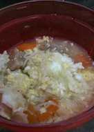 Sup Bihun Telur Orak Arik simple ala Resto