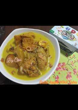 Gulai Ayam Kikil Tahu