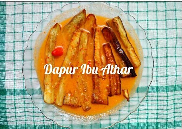 resep makanan Pecak terong ungu