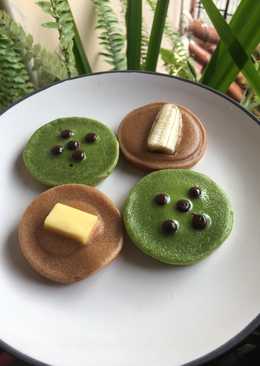 Kue Lumpur Kentang Cokelat & Green Tea