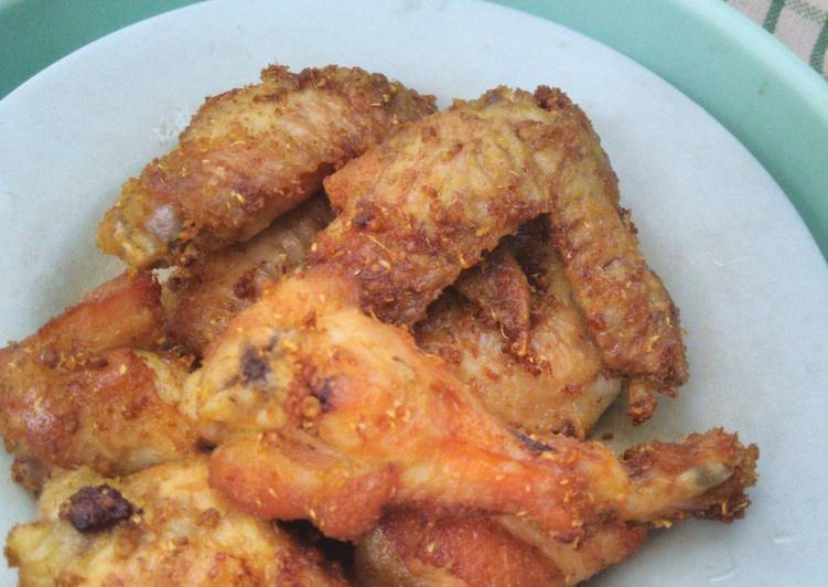 gambar untuk resep makanan Ayam goreng bumbu uleg