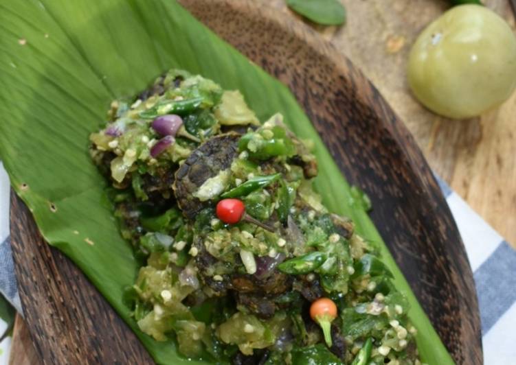 resep masakan PARU Sambal Hijau