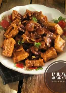 Tahu udang masak kecap