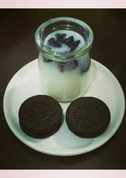 Puding Susu Oreo