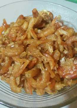 Tumis udang kering