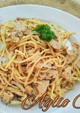 Aglio Olio (ikan tuna segar)