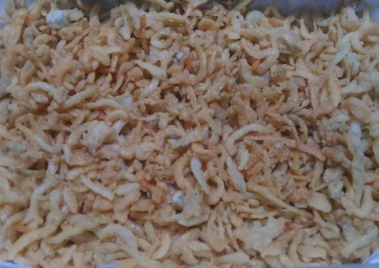 resep makanan Teri nasi Medan krispi