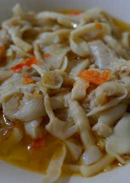 Jamur tiram kuah pedeesss