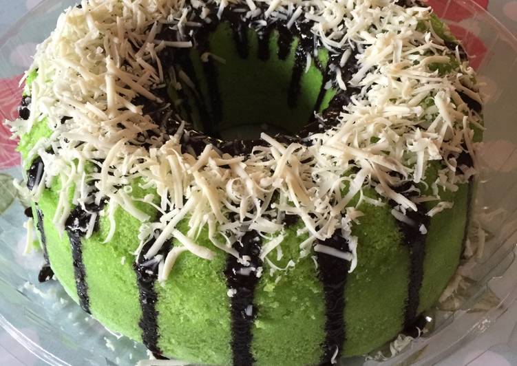 resep lengkap untuk Bolu Kukus Pandan