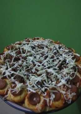 Thin crust pizza ma2 Rakha toping suka2