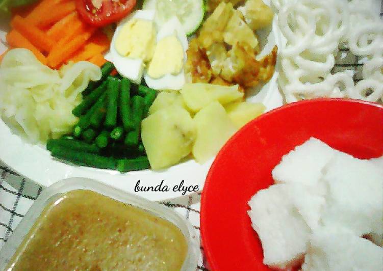 gambar untuk cara membuat Gado gado simple